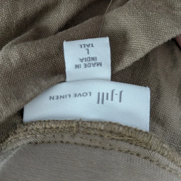 J Jill Tan Linen Pants - Picture 4 of 8